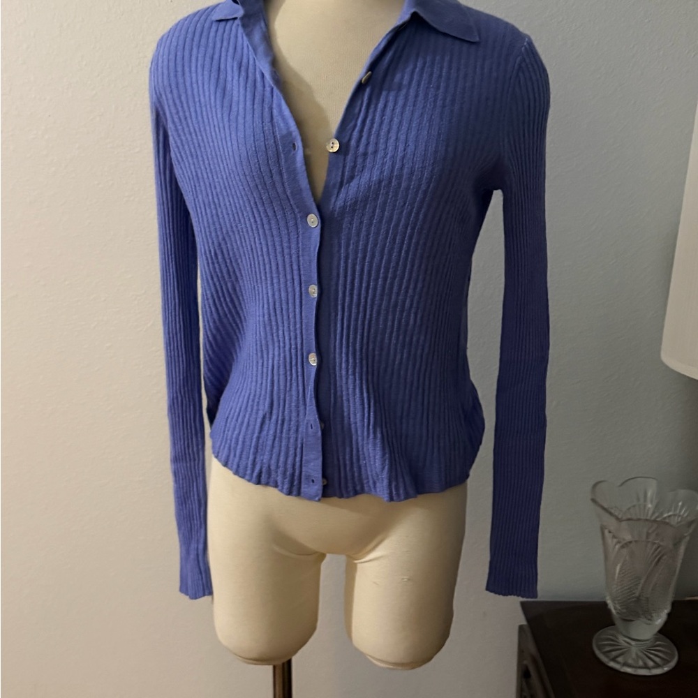 Vince Soft Blue Cashmere Blend Sweater